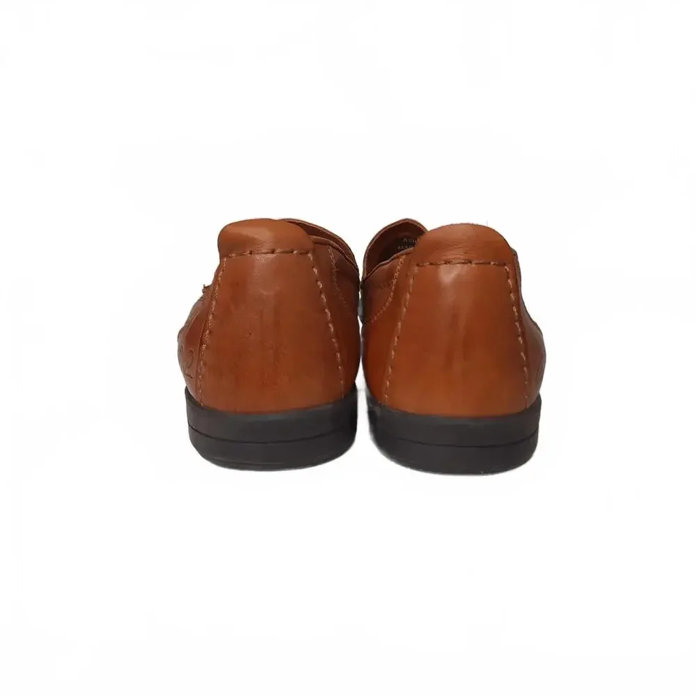 Arnold Palmer Ashton Men's Leather Loafers Size 8M Made in Brazil‎
